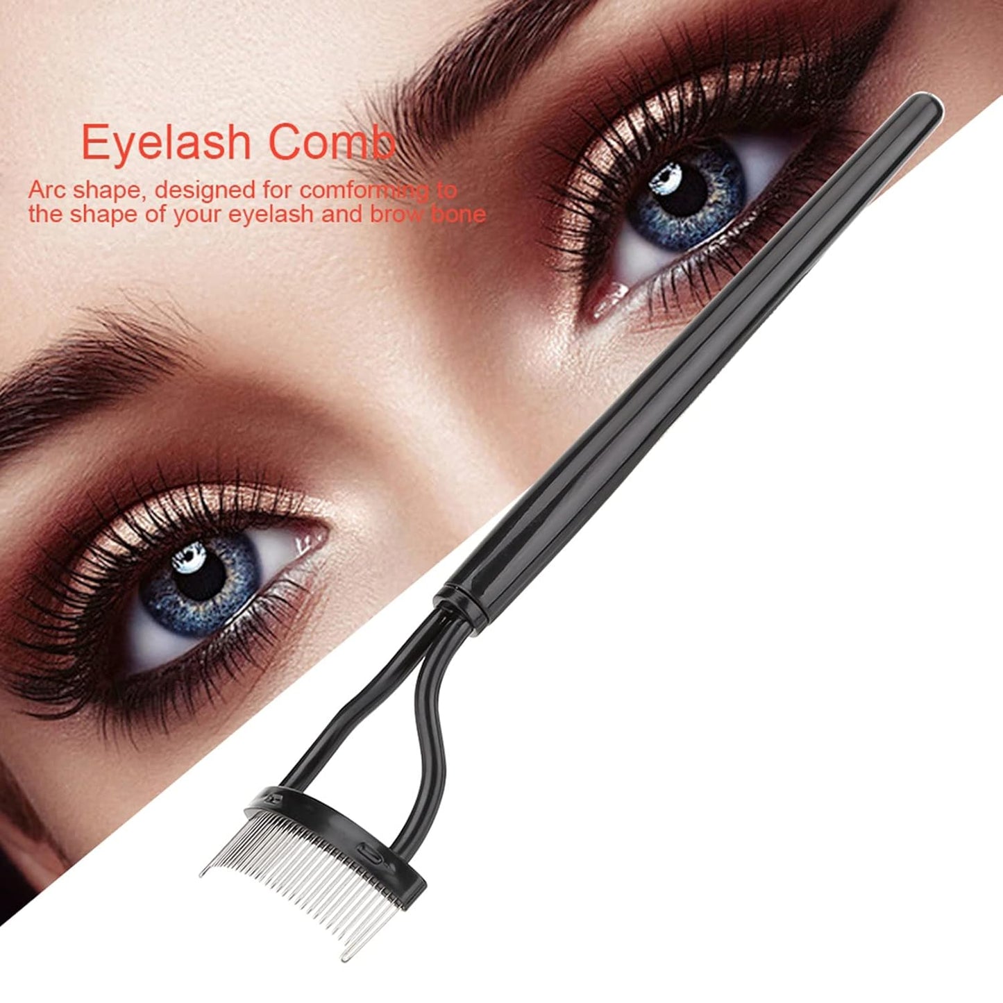 Stainless Steel Eyebrow Comb, Eyelash Comb, Makeup Cosmetic Beauty Tools