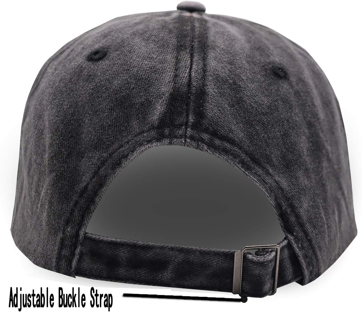 Barn Hair Don'T Care Baseball Cap, Adjustable Vintage Cotton Denim Dad Hat for Women and Men