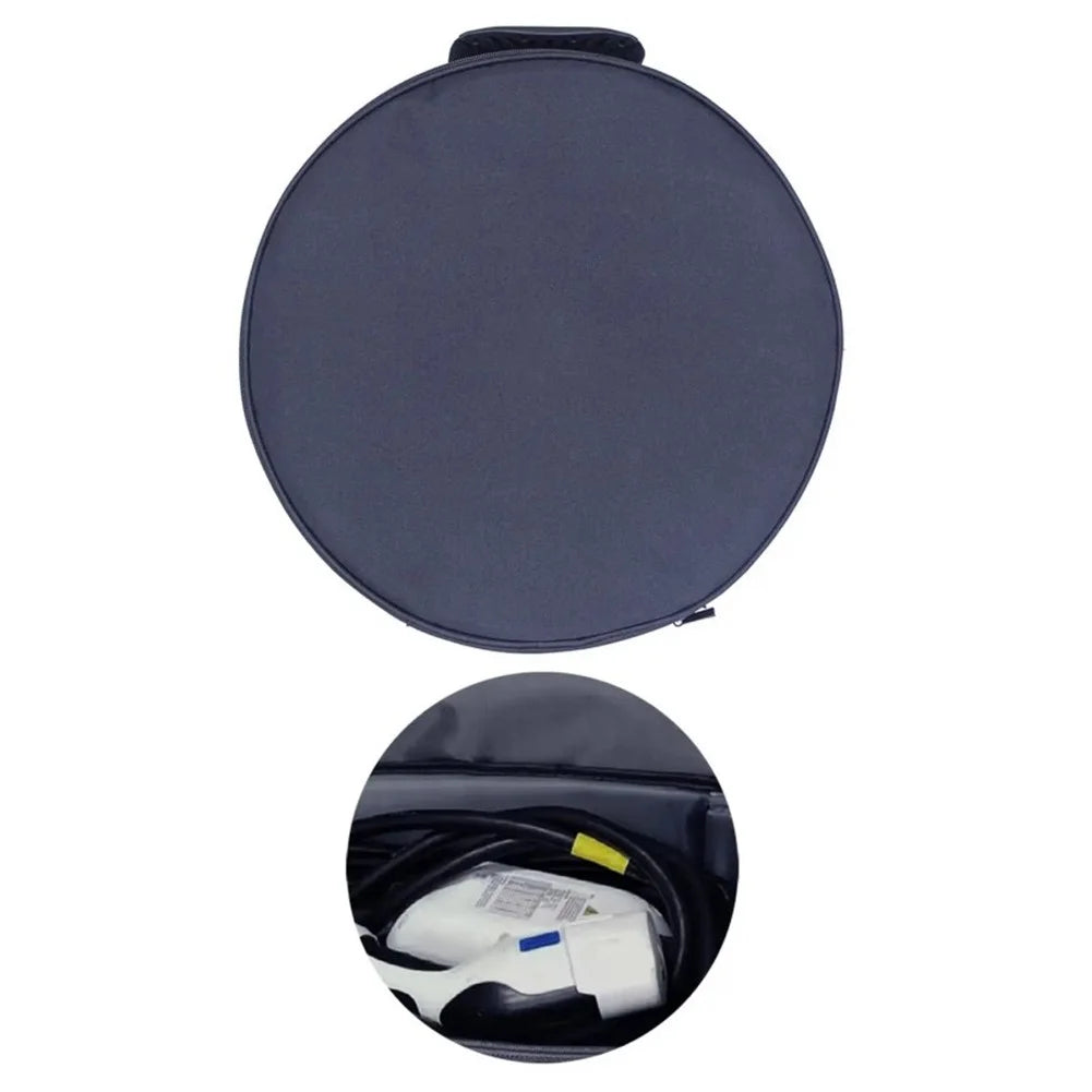 Car Charging Cable Storage Bag Jumper Carry Bag for Electric Vehicle Charger