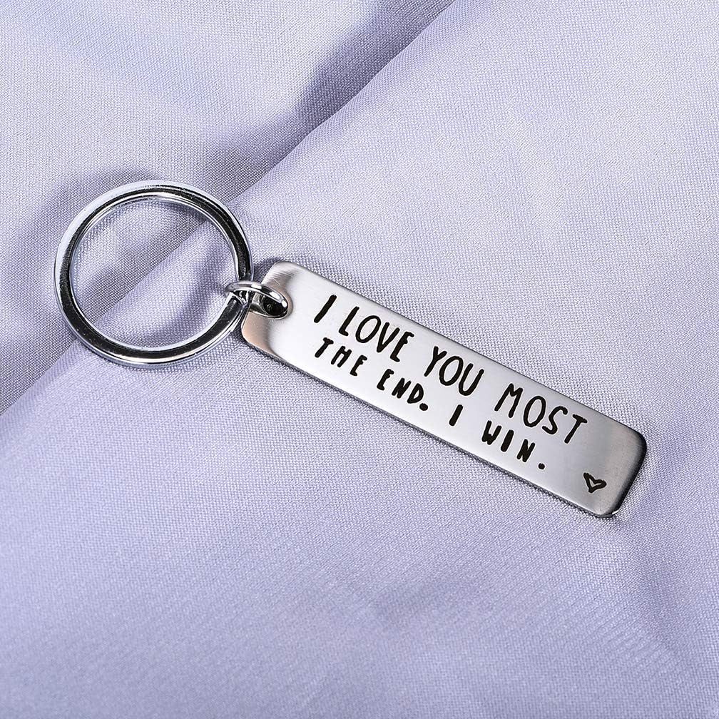 Couple Keychain I Love You Keychain for Boyfriend Girlfriend Husband Wife Keychain Gifts for Him Her