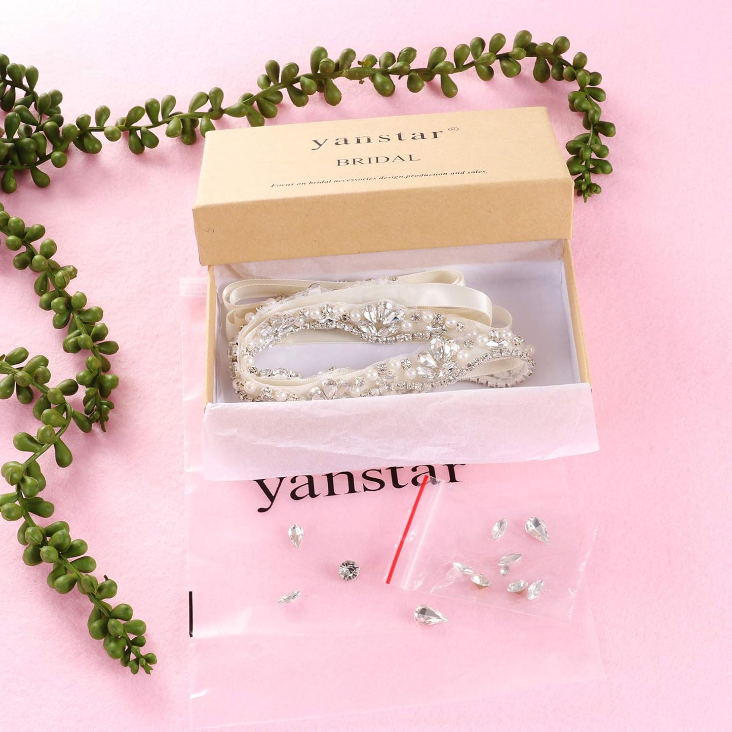 Handmade Rhinestone Wedding Belt Crystal Bridal Belt and Sashes for for Bridal Bridesmaid Gowns