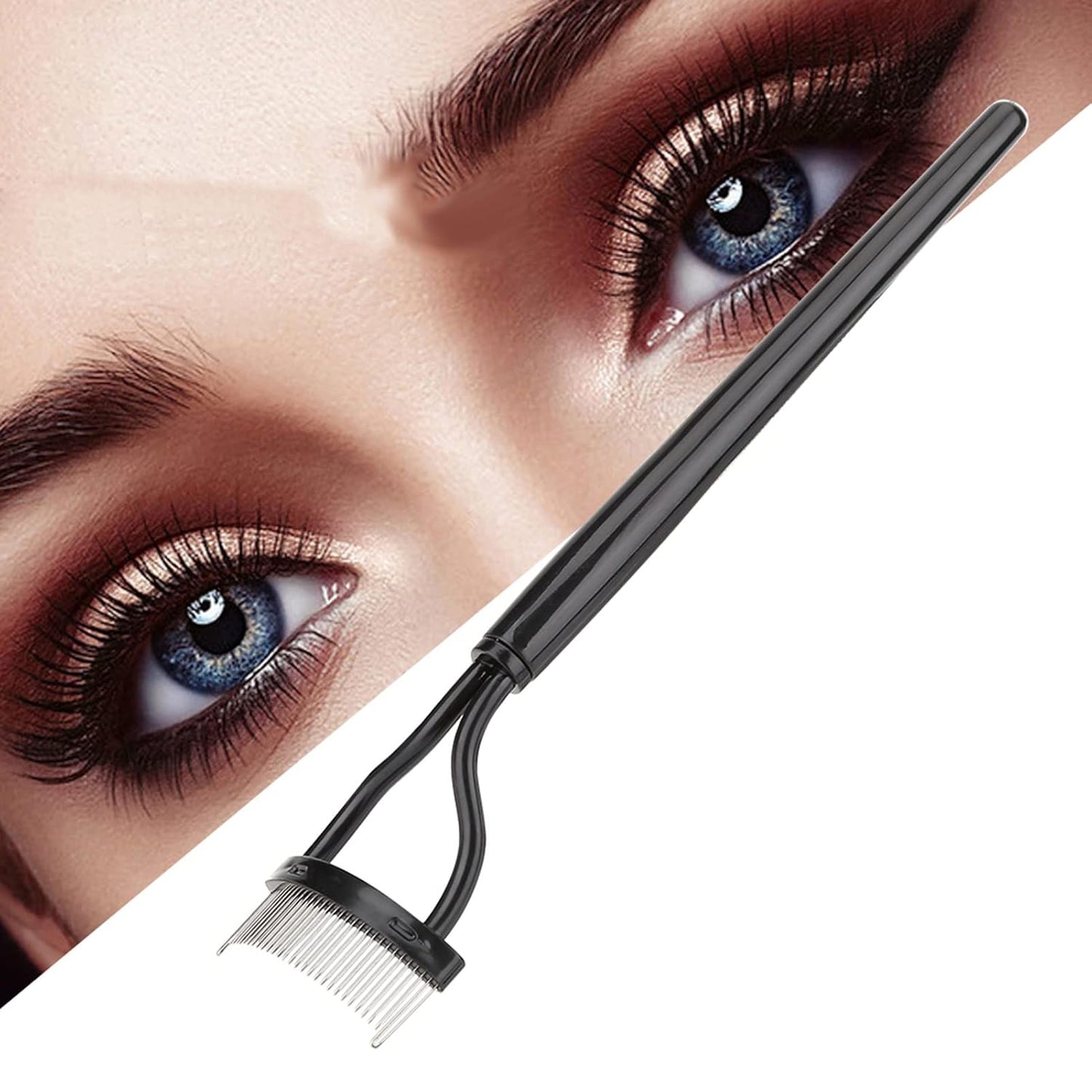 Stainless Steel Eyebrow Comb, Eyelash Comb, Makeup Cosmetic Beauty Tools