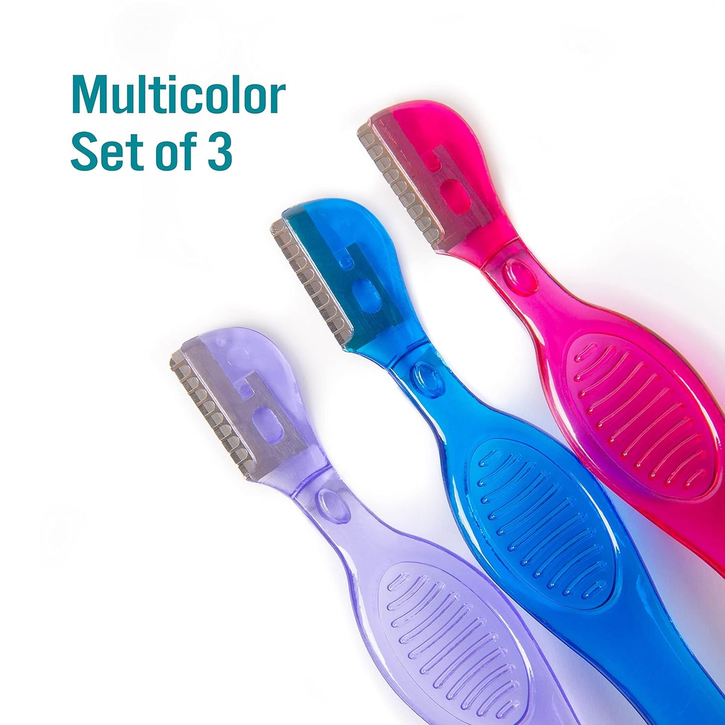 Complete Eyebrow Shaping Beauty Tool Bundle – for Shaping and Touching up Eyebrows – Includes Eyebrow Shapers and Compact Slant Tip and Point Tip Tweezer Set – Easy to Use for All Eye Shapes
