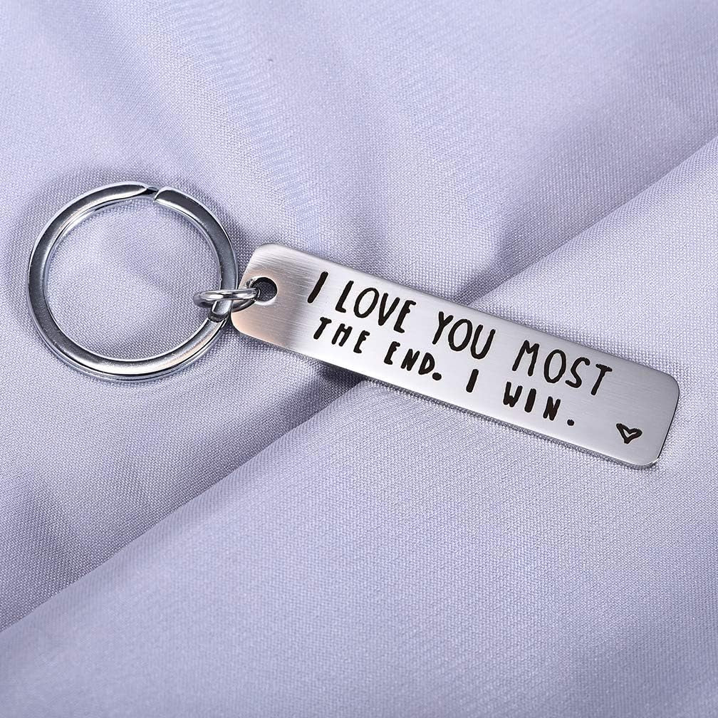 Couple Keychain I Love You Keychain for Boyfriend Girlfriend Husband Wife Keychain Gifts for Him Her