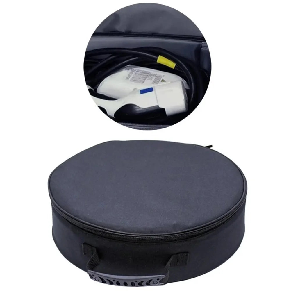 Car Charging Cable Storage Bag Jumper Carry Bag for Electric Vehicle Charger