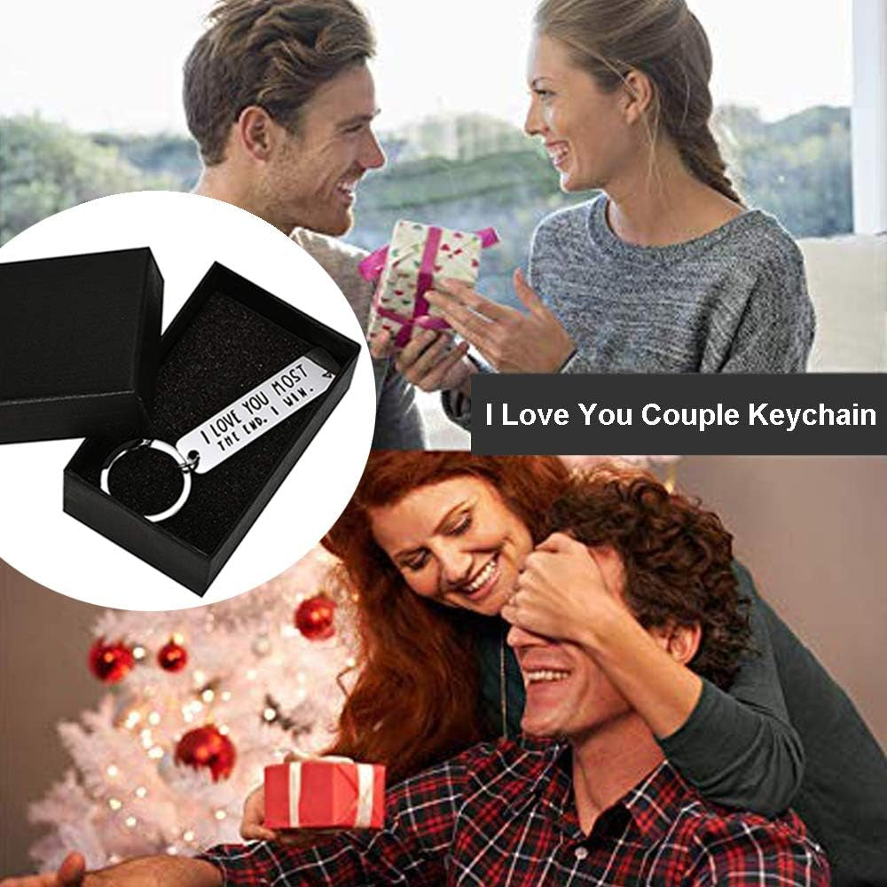Couple Keychain I Love You Keychain for Boyfriend Girlfriend Husband Wife Keychain Gifts for Him Her