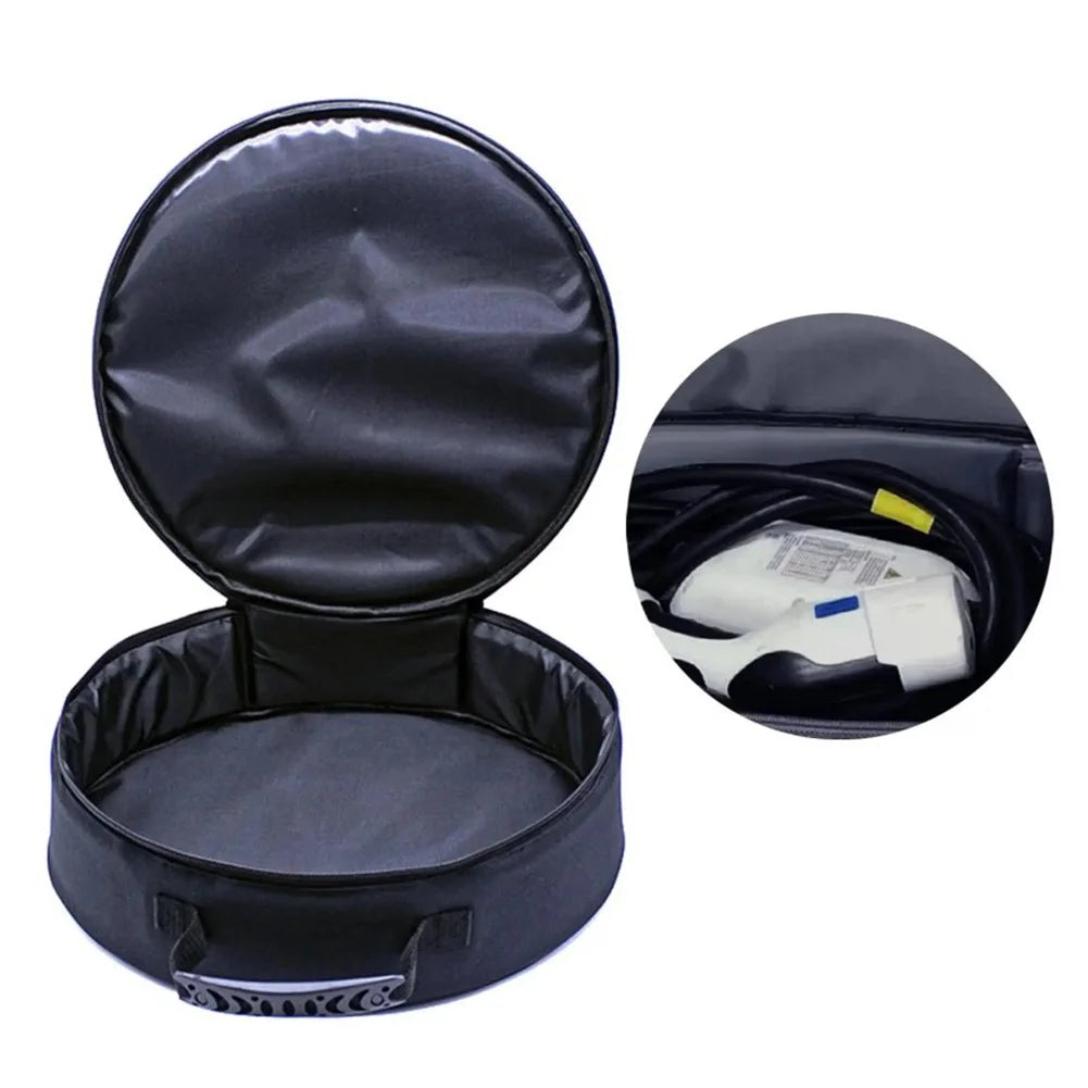 Car Charging Cable Storage Bag Jumper Carry Bag for Electric Vehicle Charger