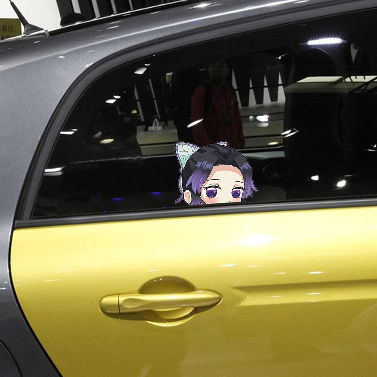 6Pcs Anime Car Decals for Windshield Windows Sticker Decal Waterproof Car Accessories