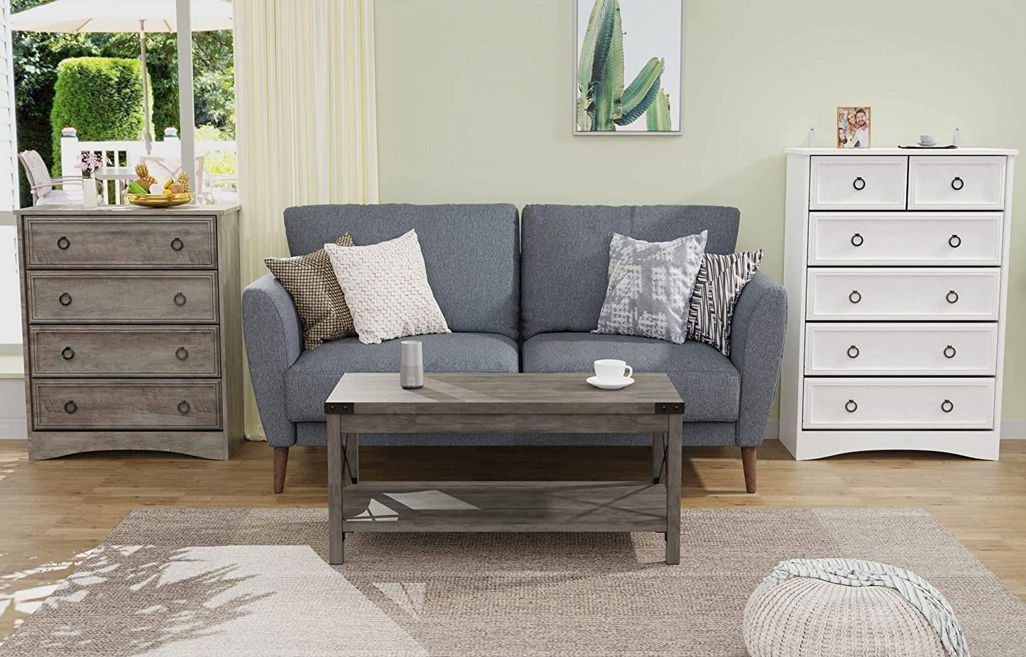 White Dressers, Modern Tall Chest of Drawers for Bedroom, 6 Drawer Dressers Organizers and Storage for Clothes