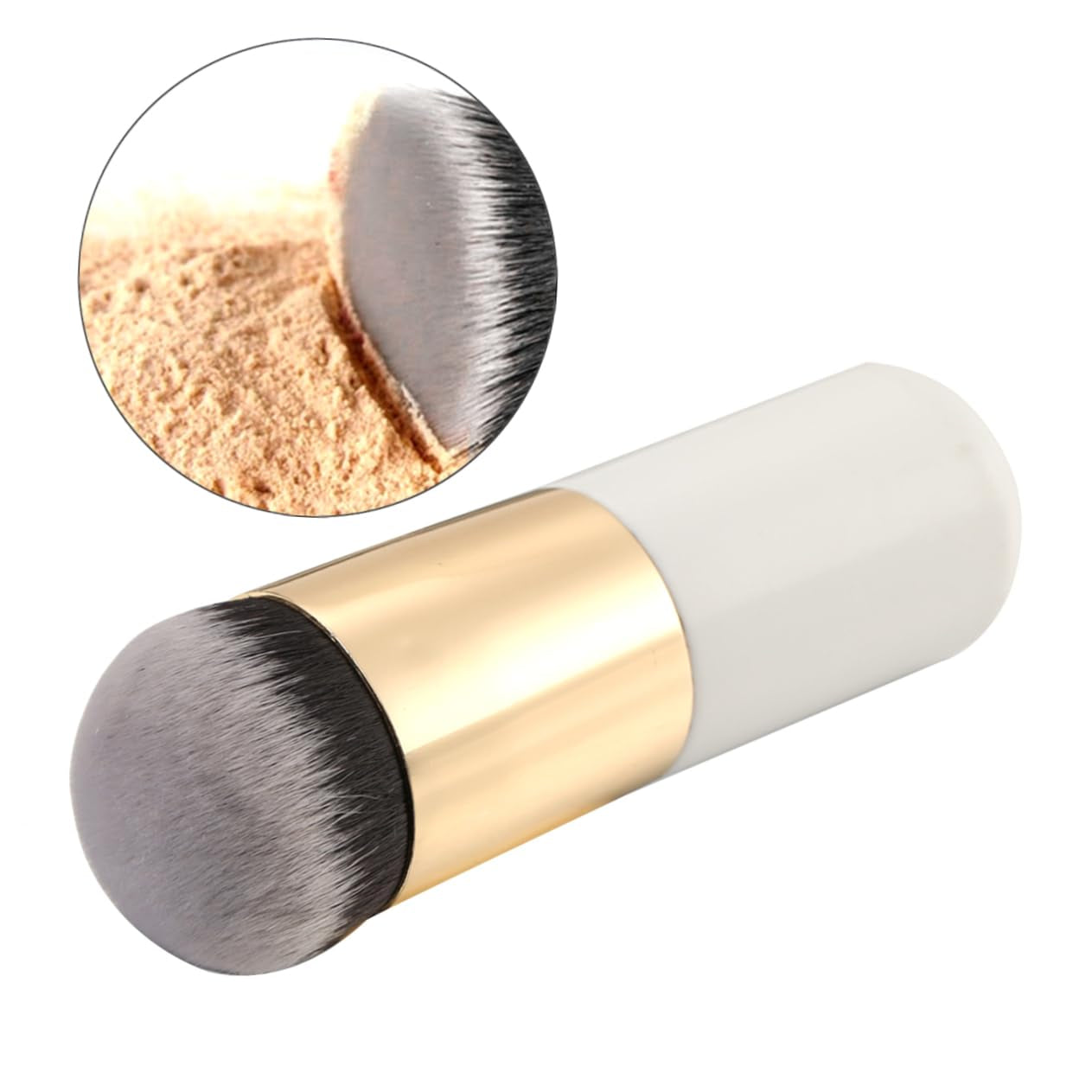 3Pcs Professional Makeup Brush Powder Foundation Brush Blush Foundation Makeup Flat for Face Beauty Tools