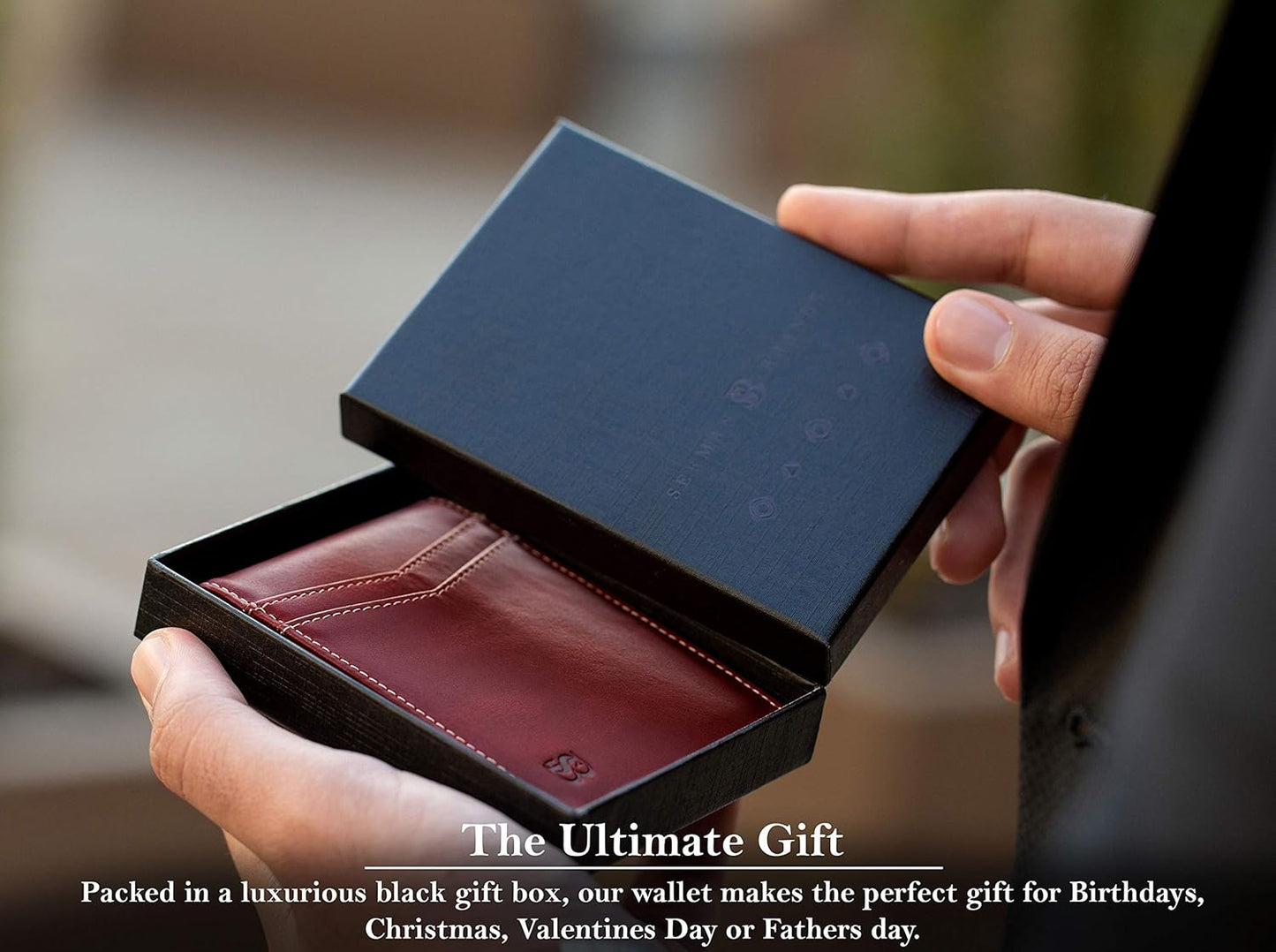 Money Clip Wallet - Mens Wallets Slim Front Pocket RFID Blocking Card Holder Minimalist Mini Bifold
