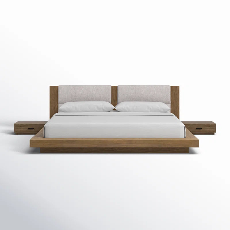 Boushra Solid Wood 3 Piece Bedroom Set