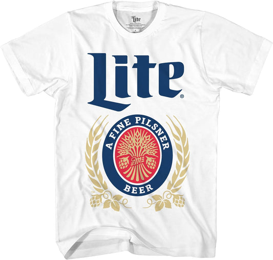 Mens Beer Shirt - Miller Beer High Life Logo Shirt Graphic Shirt
