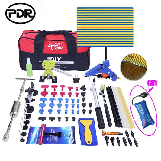 Tools Kit DIY Remove Dent Paintless Dent Repair Tool Car Dent Remover Reverse Hammer Straightening Pulling Dents Instruments