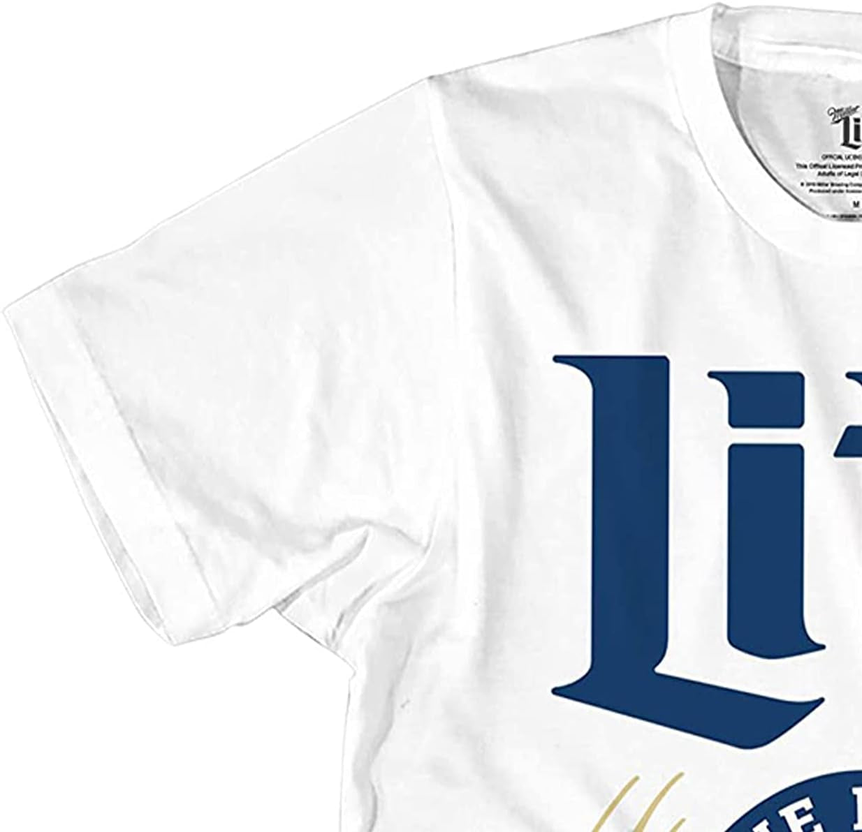 Mens Beer Shirt - Miller Beer High Life Logo Shirt Graphic Shirt