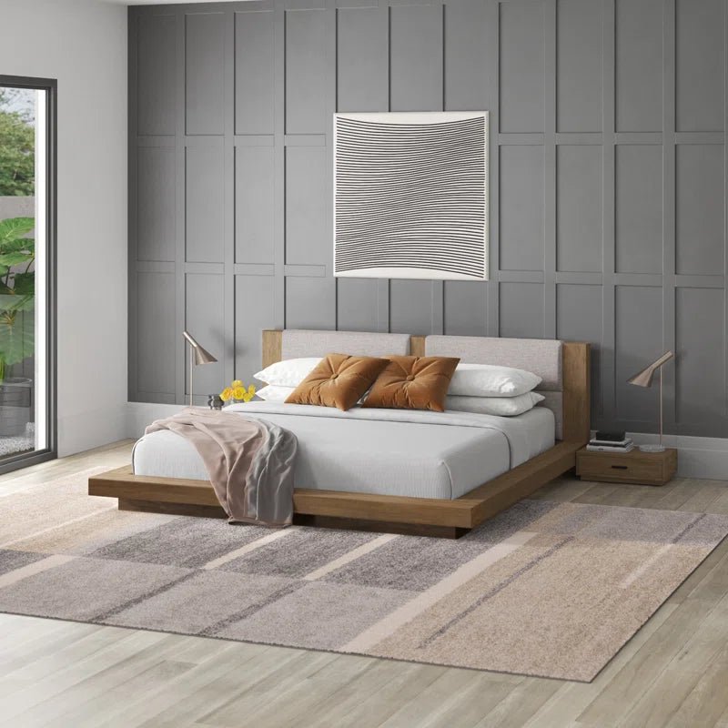 Boushra Solid Wood 3 Piece Bedroom Set