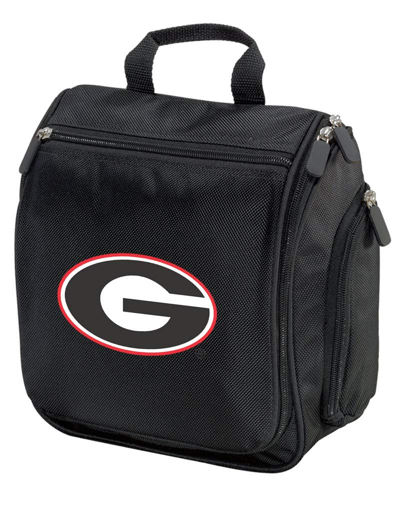 University of Georgia Toiletry Bags or Hanging Georgia Bulldogs Travel Shaving Kits for Men