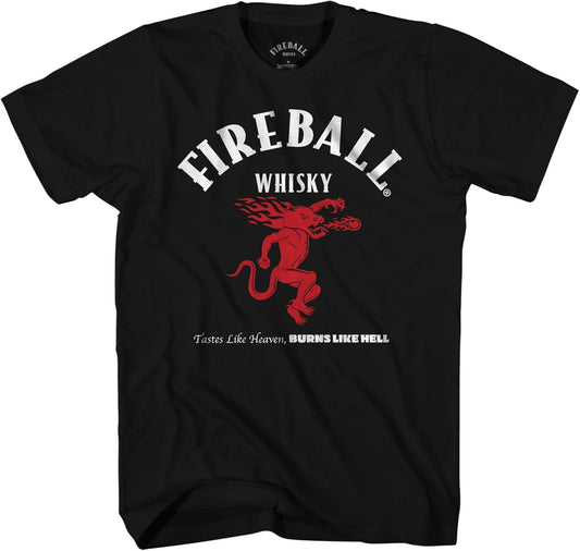 Mens Cinnamon Whisky Shirt Cinnamon Whisky Logo Shirt Graphic Shirt (Black, Xx-Large)