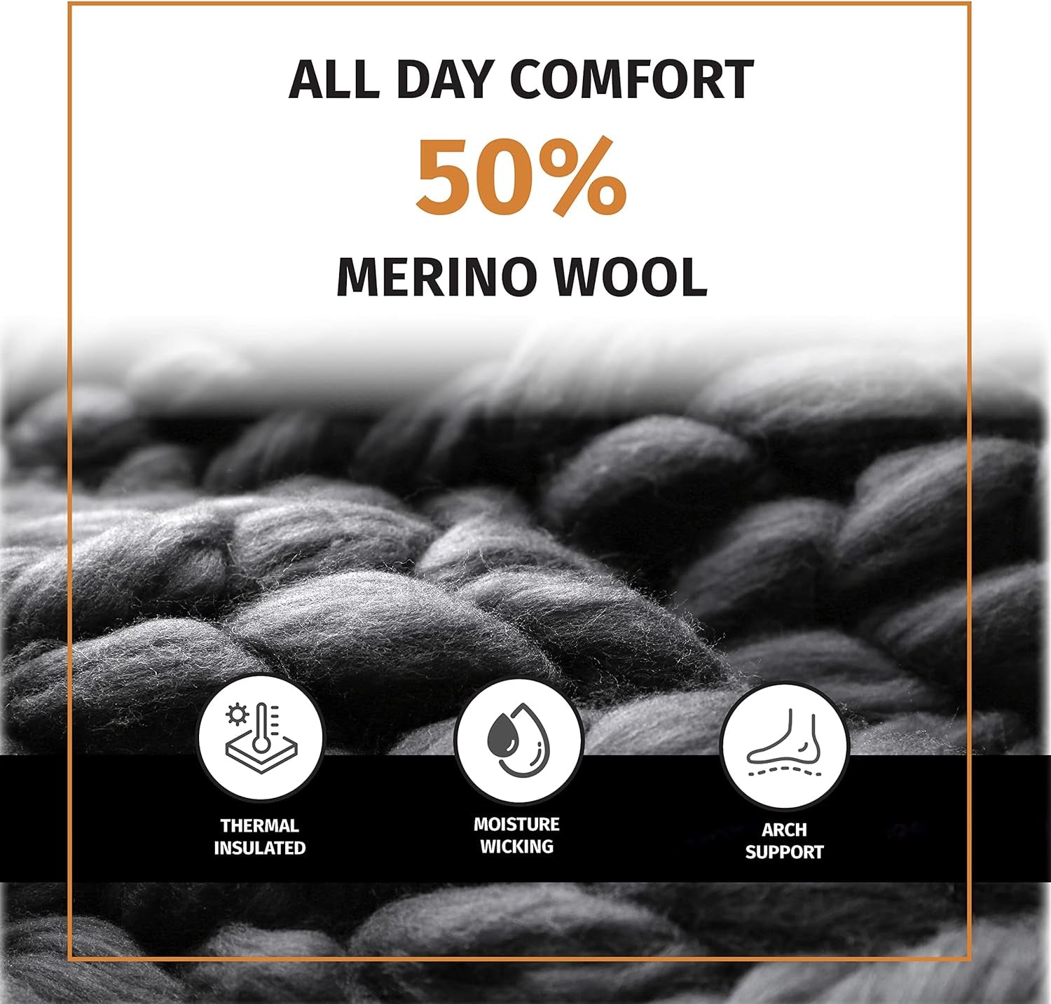 Low Cut Ankle Merino Wool Mens Hiking Running Socks Compression Arch Support Cushioned 6 Pairs
