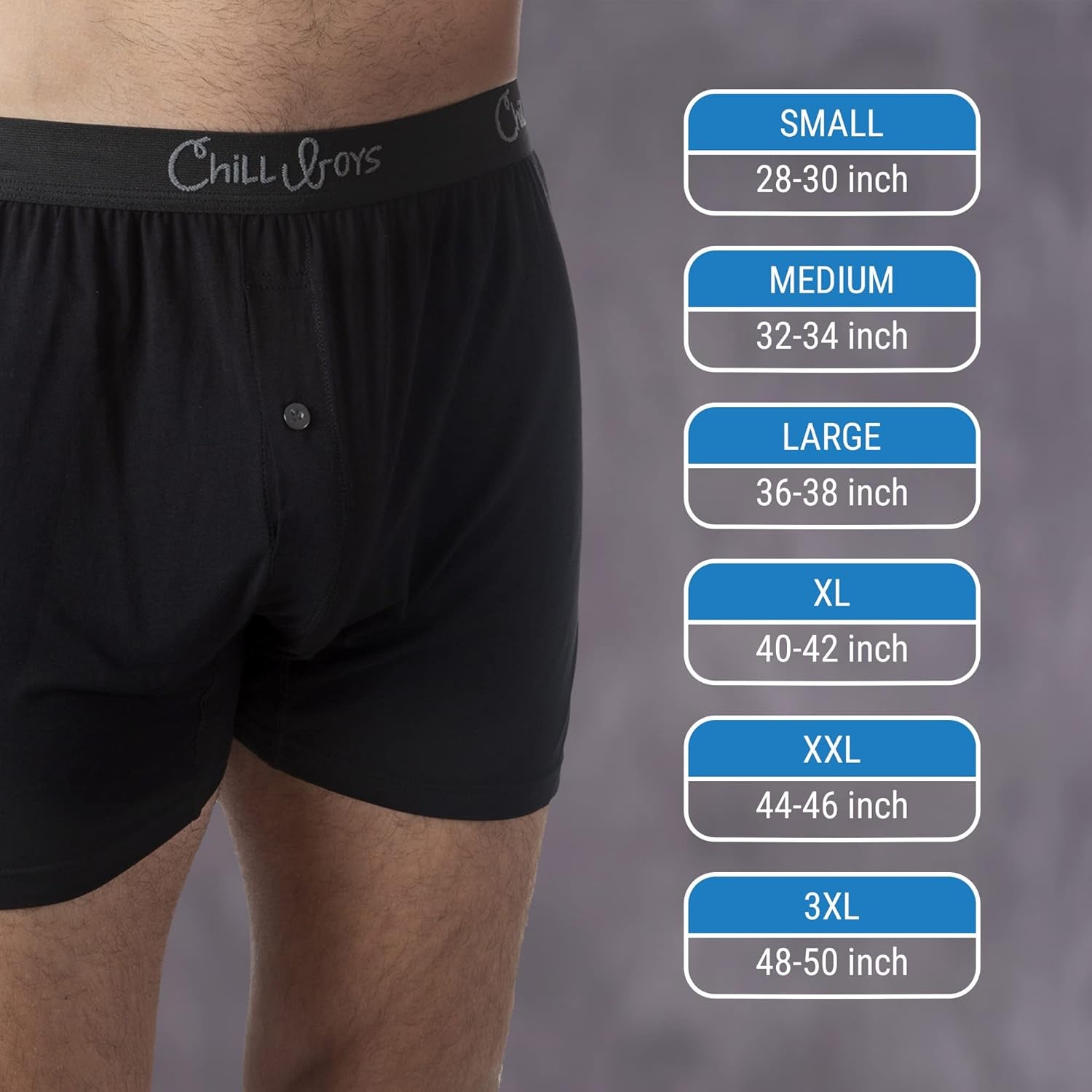 Viscose from Bamboo Boxers for Men - Cool Comfortable, Soft Breathable Men'S Underwear - Boxer Shorts
