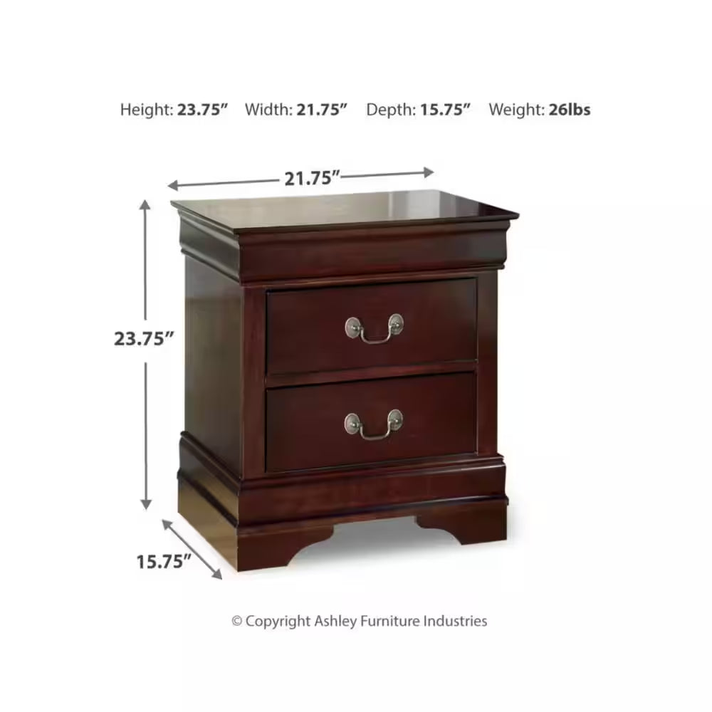 Alisdair Brown 2-Drawer 21.63 In. W Nightstands
