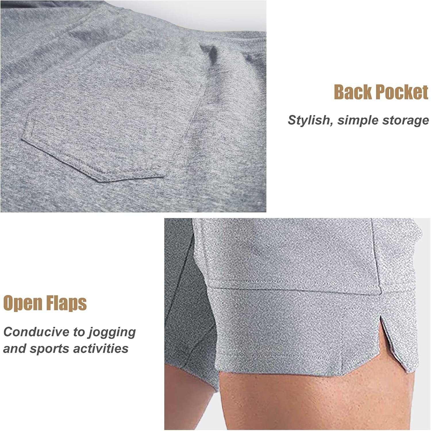 Mens Workout Shorts 5 Inch Quick Dry Gym Shorts for Men Athletic Running Shorts with Zipper Pockets