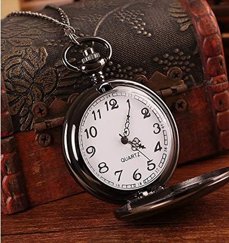 Men Gifts for Birthday Anniversary Valentines Day Graduation Fathers Day Christmas, Personalized Pocket Watch for Him