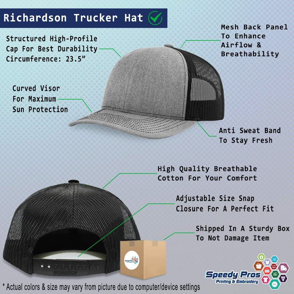 Richardson Trucker Hat I Love Turkey I Love Polyester Baseball Cap