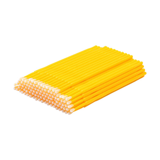 100PCS Disposable Micro Applicators Brush Bag Plastic Cotton Swabs Semi-Permanent Eyebrow Tattoo Special Cotton Swabs