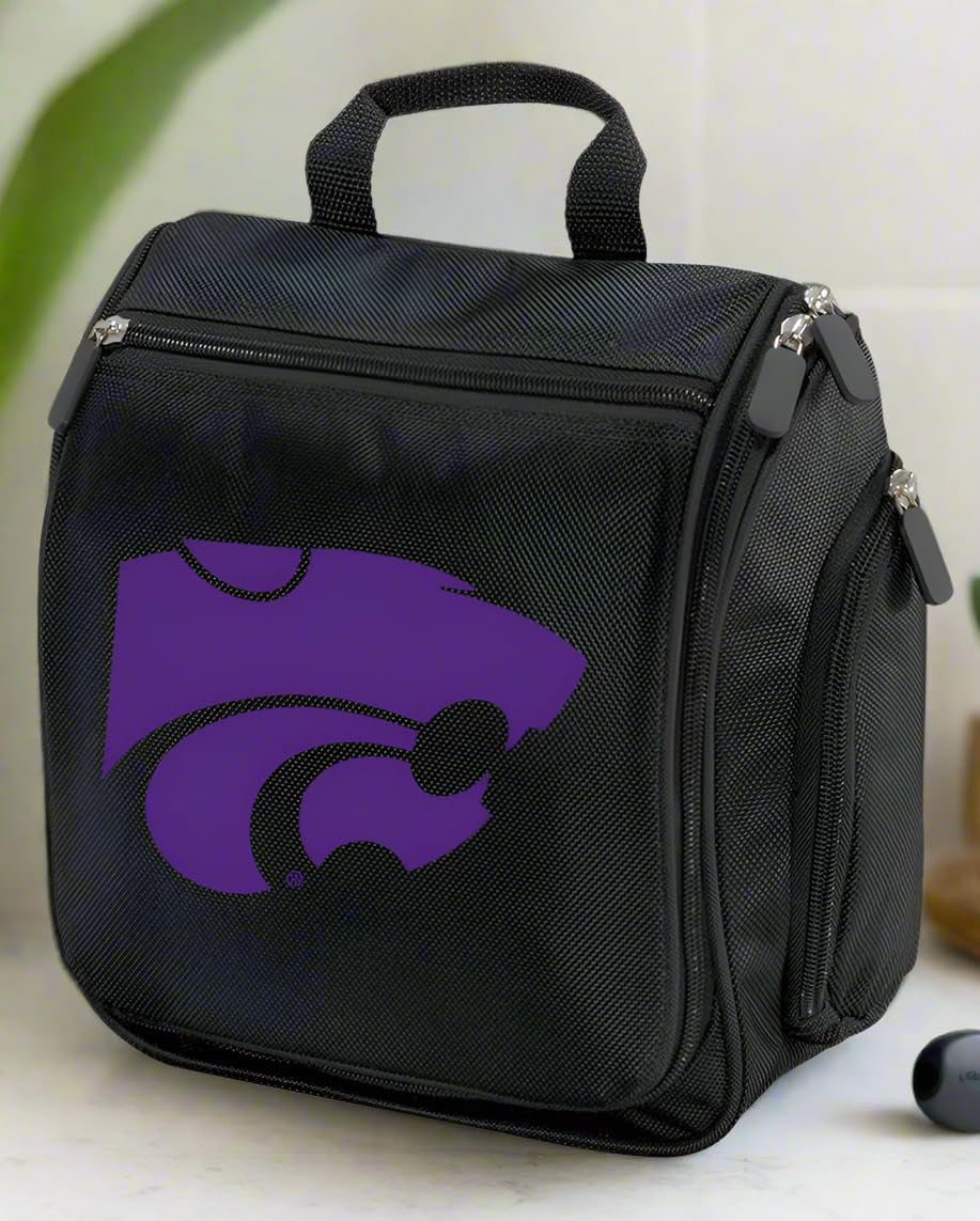 Kansas State Toiletry Bags or Hanging K-State Travel Shaving Kits for Men