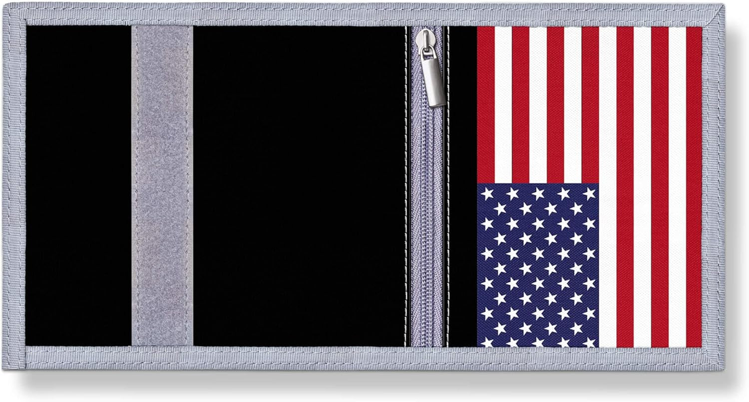 Kids Wallet for Boys Ages 6-8 Trifold, Wallets for Boys with Zippered Coin Pocket and Card Holders, Novelty Wallet for Childrens Birthday Gifts