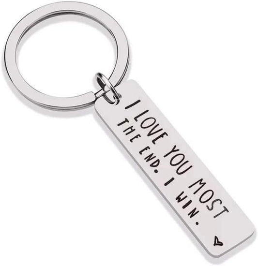 Couple Keychain I Love You Keychain for Boyfriend Girlfriend Husband Wife Keychain Gifts for Him Her