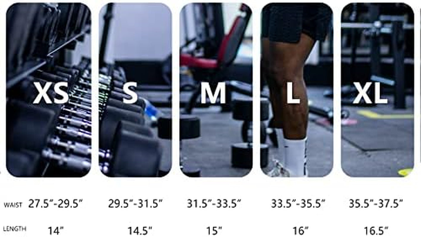 Men'S 5 Inch Inseam Shorts Men Workout Shorts Gym Bodybuilding Short Shorts with Zipper Cargo Pockets