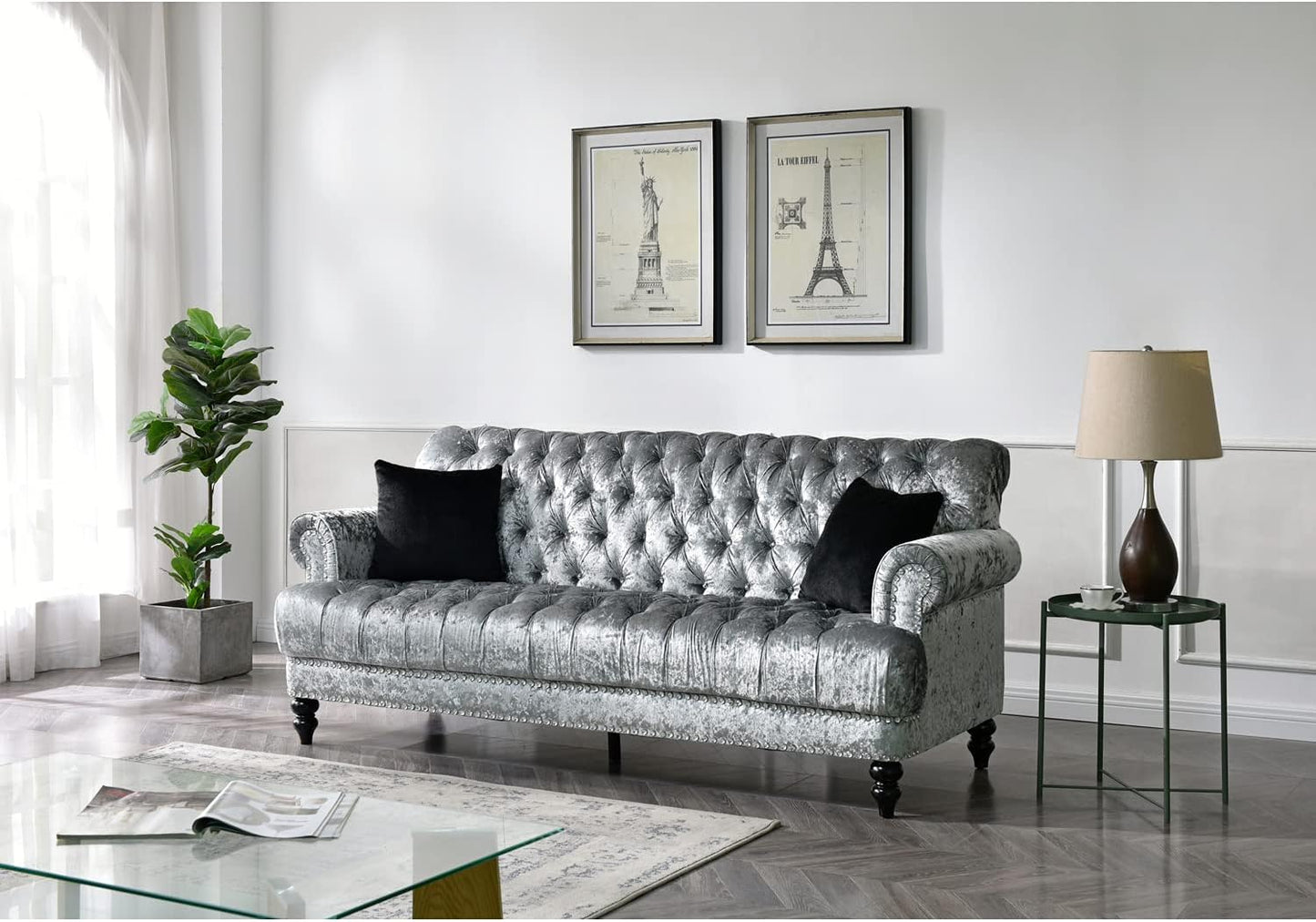 Paris Sofas, Silver Grey