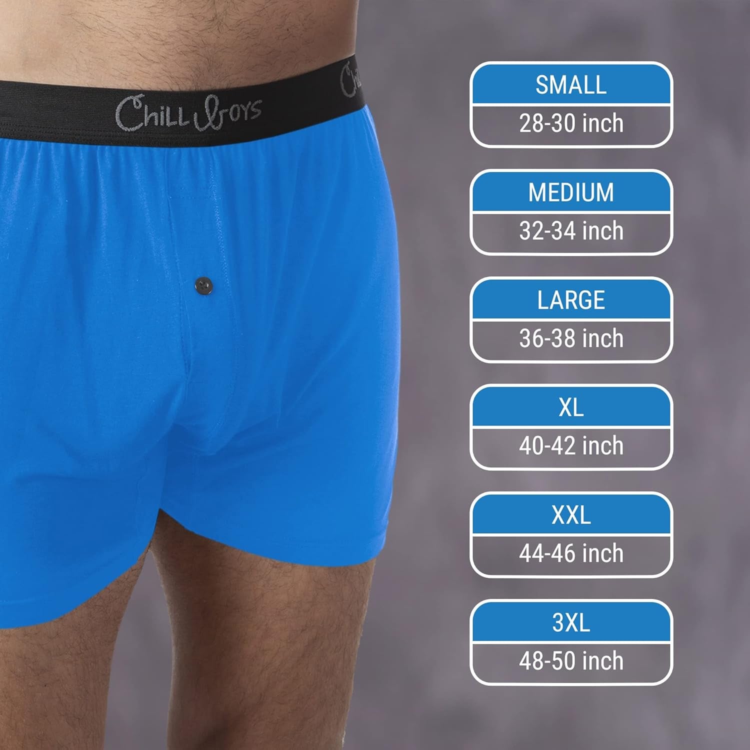 Viscose from Bamboo Boxers for Men - Cool Comfortable, Soft Breathable Men'S Underwear - Boxer Shorts