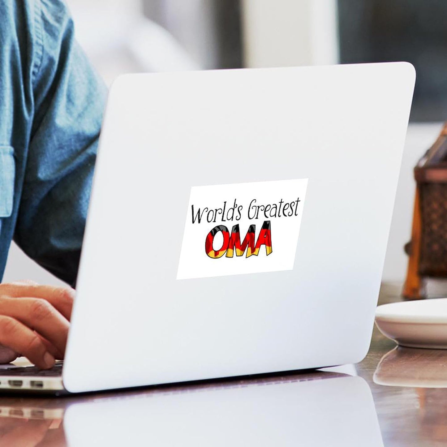 Oma Rectangle Sticker Rectangle Bumper Sticker Car Decal