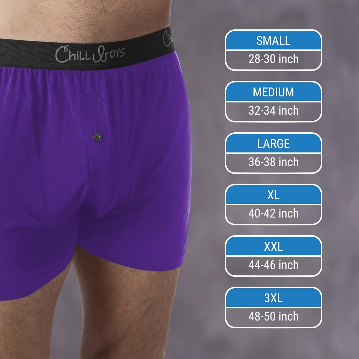 Viscose from Bamboo Boxers for Men - Cool Comfortable, Soft Breathable Men'S Underwear - Boxer Shorts