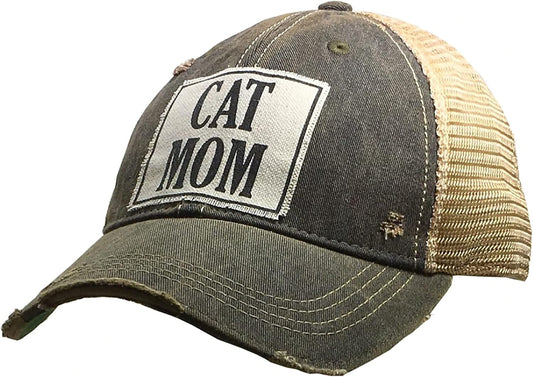 Funny Hats for Women and Girls, Distressed Trucker Baseball Cap with Sayings